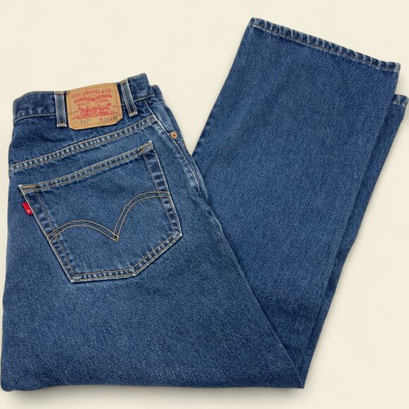 Levi's Blue Bootcut Jeans for Men - Picture 1 of 15